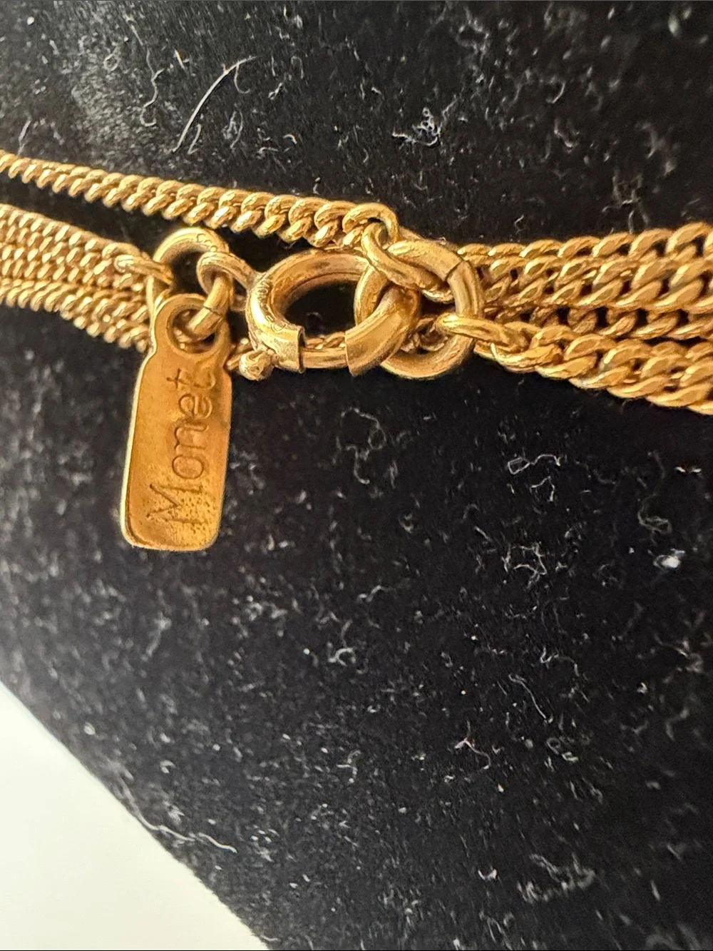 Monet Layered Gold-Tone Multi Strand Necklace